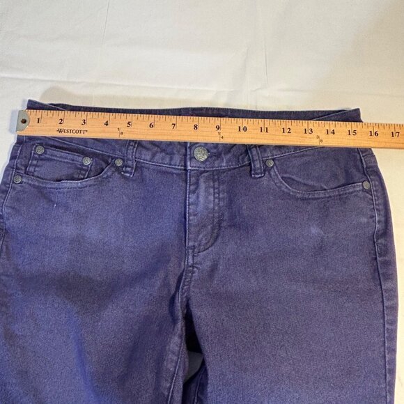 Prana Purple Ombre Gradient Women's Skinny Jeans Size 8 5-Pocket Soft Stretch - Picture 6 of 8